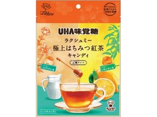 Mikakuto Premium Honey Tea Candy (2 flavors), 75g (Purchase 6 candies)