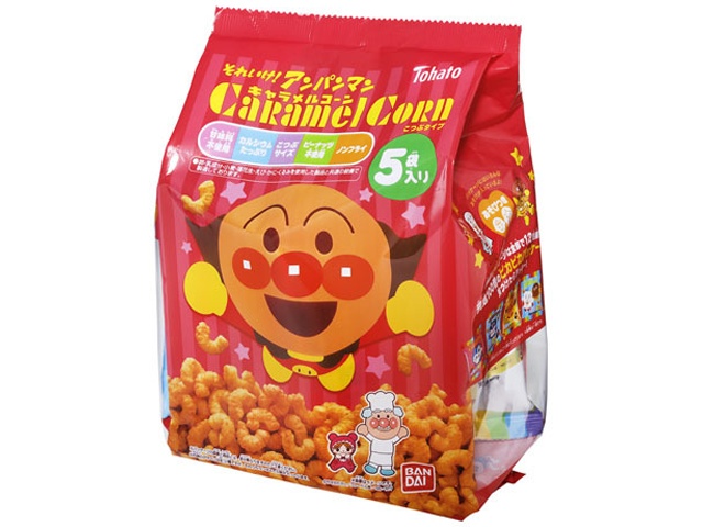 Tohato Anpanman Caramel Corn, 5 bags (Purchase 12 pieces)