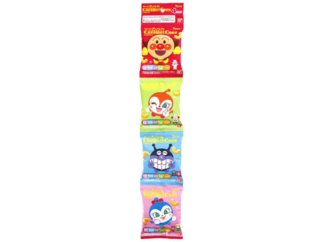 Tohato Anpanman Caramel Corn, 4-pack, 10g x 4 (Purchase 15 pieces)