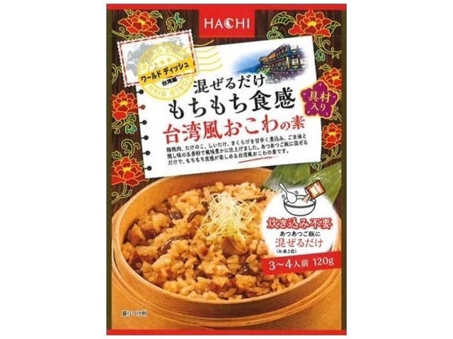 Hachi Foods Taiwanese-Style Rice Mix, 120g (Special Order Item) [Purchase Quantity: 24]