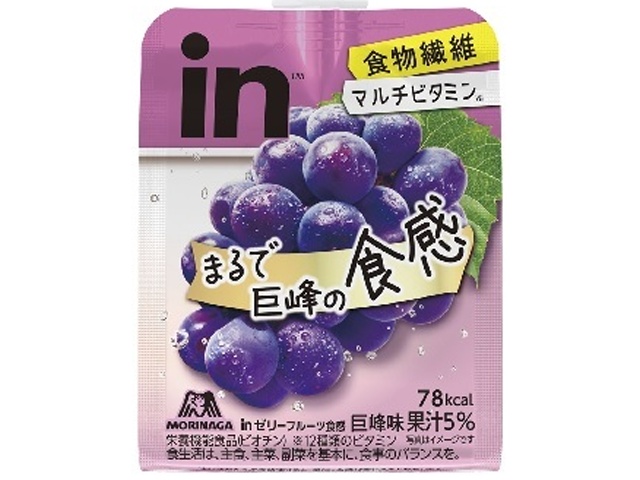 Morinaga in Jelly Fruit Texture Kyoho Grape 150g (Purchase 36 pieces)