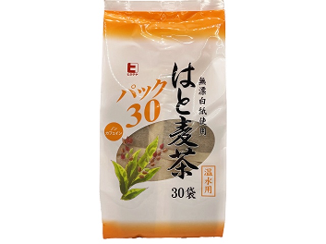 Hitachiya Honpo Hato Mugicha Tea Bags for Hot Water, 30 Packs (Special Order Item) [Purchase 10]