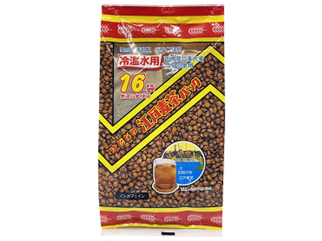 Hitachiya Honpo Edo Barley Tea Packs, 16 Packs (Special Order Item) [Purchase 10]