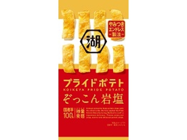 Koikeya Slim Pride Potatoes with Rock Salt, 30g (Purchase 6)