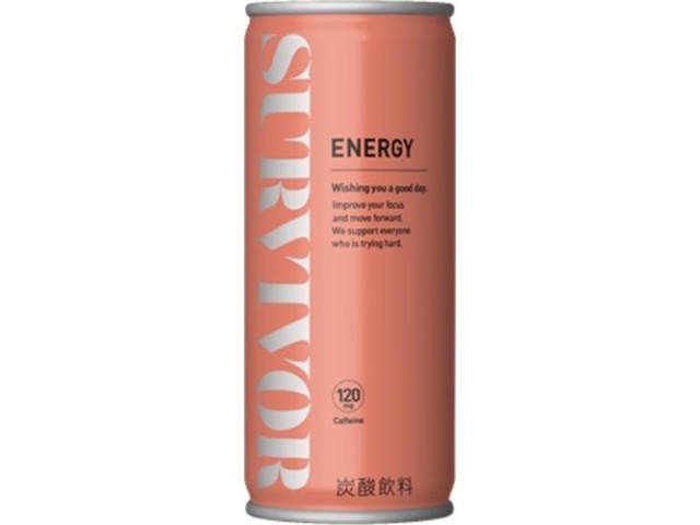 Tominaga Survivor Energy Drink Can, 250ml (Special Order Item) [Purchase 30 Cans]