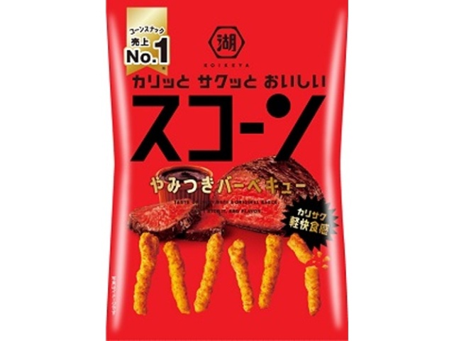 Koikeya Addictive BBQ Scones, 73g (Pack of 12)