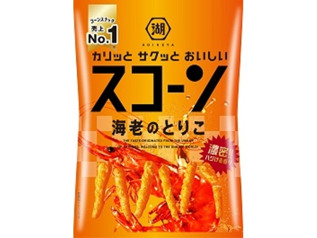 Koikeya Shrimp Scone, 70g (Pack of 12)