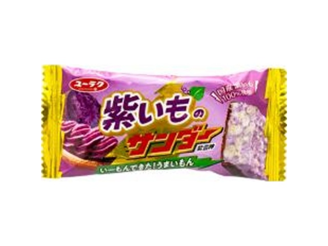 Yuraku Confectionery Purple Sweet Potato Thunder (1 piece) [Backordered] [Purchase 320 pieces] [Please allow time for delivery]