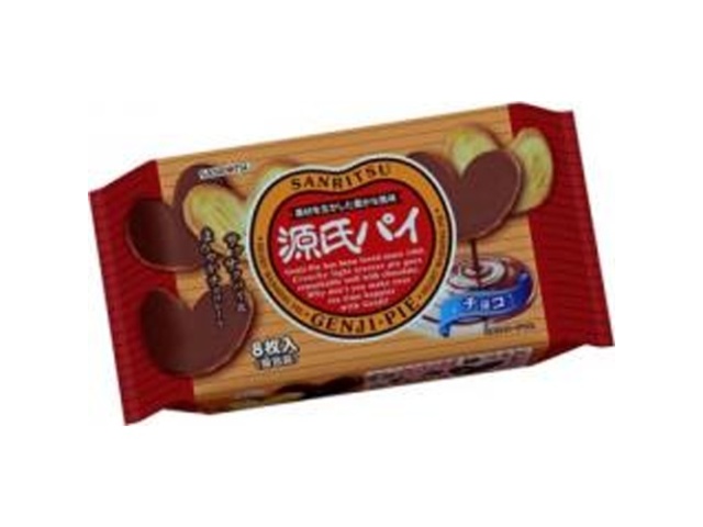 Sanritsu Seika Genji Pie Chocolate 8 pieces [Purchase quantity: 12]