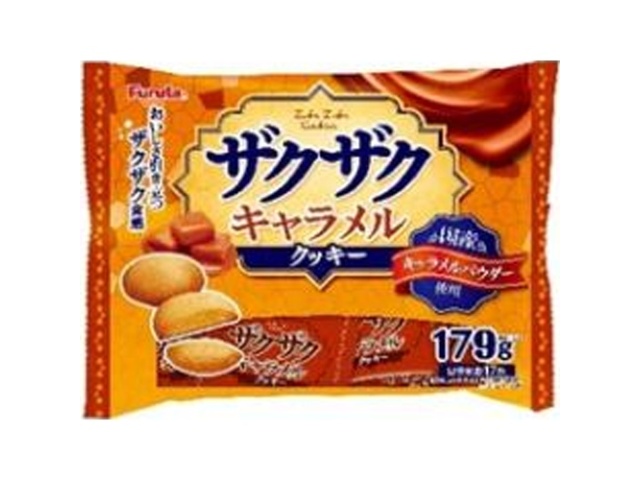 Furuta Crunchy Caramel Cookies, 179g (Pack of 28)