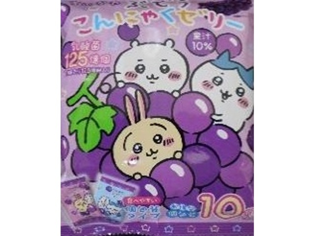 Yokoo Chiikawa Grape Jelly, 10 pieces (Special Order Item) [Purchase Quantity: 12]