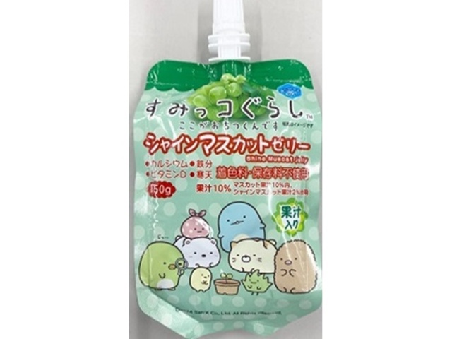 Yokoo Sumikkogurashi Muscat Jelly 150g (Purchase 6)