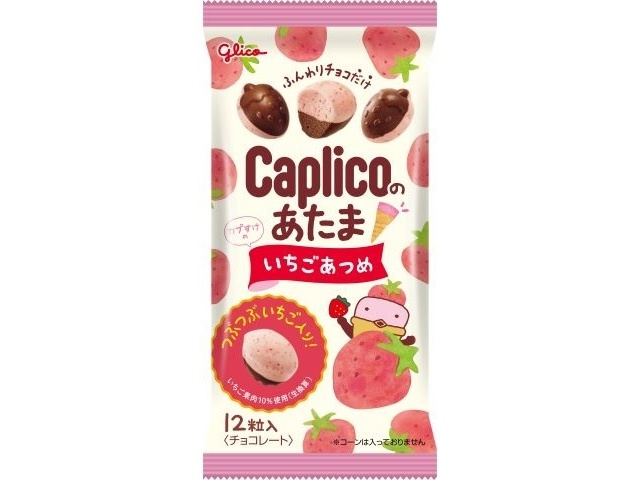 Glico Caprico Head Strawberry Gathering 30g (Purchase 10)