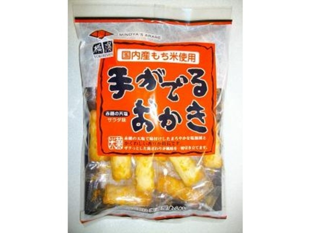 Minoya Arare Hand-Squeezed Rice Crackers 60g  [Purchase 12]