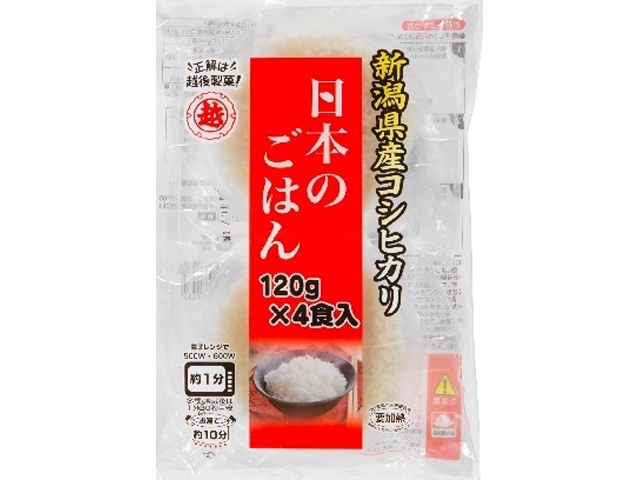 Echigo Seika Japanese Rice (4 servings) - Special Order Item (Purchase 12)