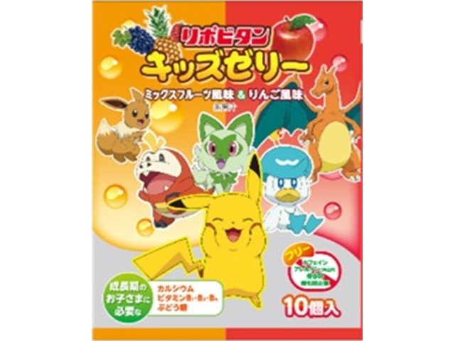 Taisho Lipovitan Kids Jelly, Medium Fruit & Apple, Special Order Item (Purchase 8)