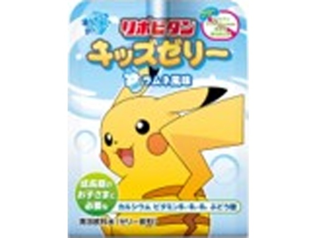 Taisho Lipovitan Kids Jelly, Ramune Flavor, 125g (Pack of 6)