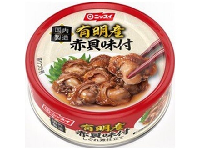 Nissui Seasoned Ark Shell P4 Can, 65g (Special Order Item) [Purchase Quantity: 48]