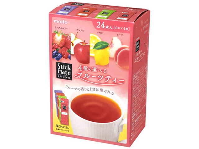 Meito Stick Mate Fruit Tea Assortment 2 (Purchase of 6)