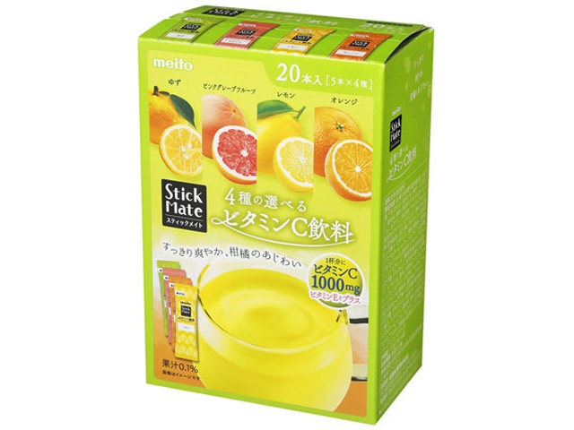 Meito Stick Mate Vitamin C Assortment 20P (Purchase of 6)