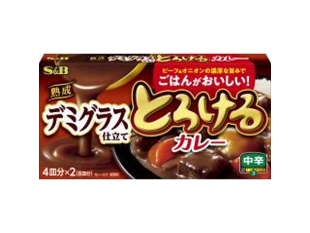 S&B Melty Curry Aged Demi-Glace 140g [This Month's Special: Instant] Special Order Item [Purchase Quantity: 60]