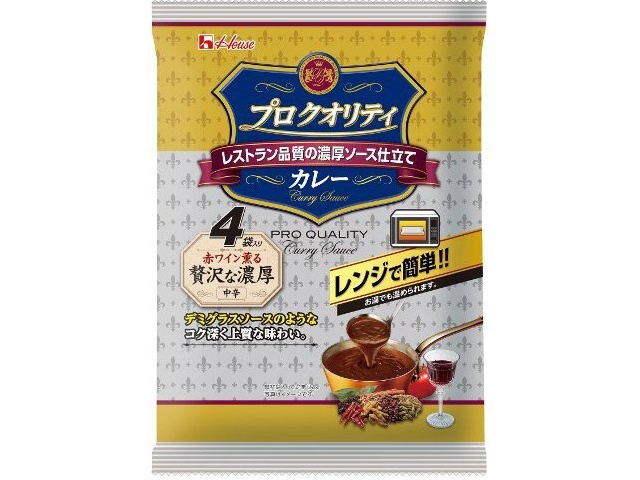 House Foods Pro Quality Curry, Luxurious and Rich, 4-pack (Purchase 6)