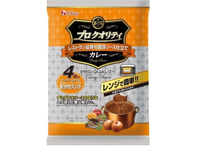 House Foods Pro Quality Curry, Mellow, 4-pack (Special Order Item) [Purchase Quantity: 12]