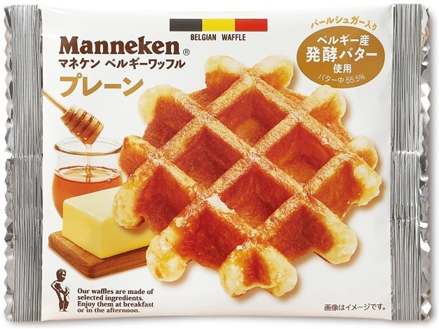 Manneken Plain Waffle (1 piece) (Purchase 6 pieces)