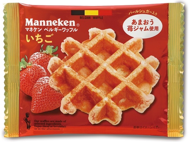 Manneken Strawberry Waffle (1 piece) [Special Order Item] [Purchase 6 pieces]