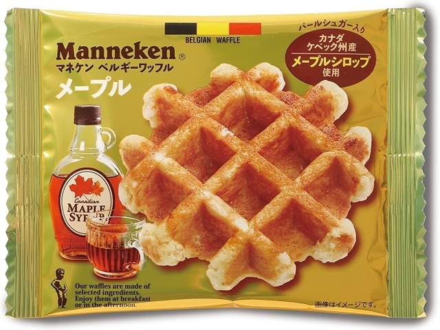 Manneken Maple Waffle (1 piece) [Purchase 6 pieces]