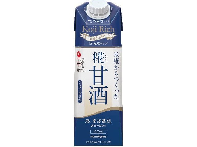 Marukome Plus Koji Amazake LL Koji Rich Grains, 1L (Special Order Item) [Purchase 6]