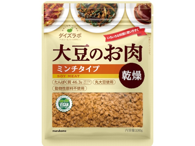 Marukome Soy Lab Dried Minced Soy Meat, 100g (Special Order Item) [Purchase 10]