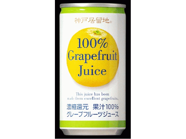 Kobe Foreign Settlement 100% Grapefruit, 185g Can, Special Order Item [Purchase Quantity: 30]