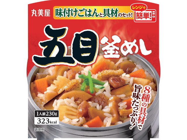 Marumiya Gomoku Kamameshi with Seasoned Rice, 230g (Purchase of 6)