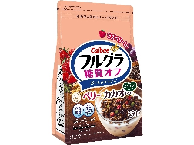 Calbee Frugra Low Carb Berry & Cacao 550g (Special Order Item) [Purchase 6]