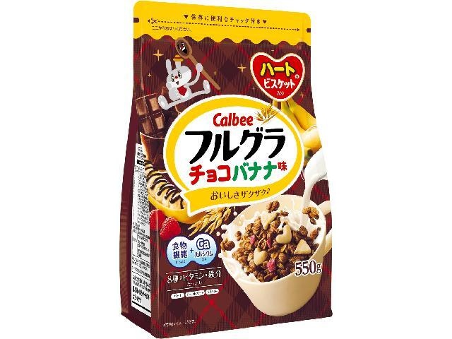 Calbee Frugra Chocolate Banana Flavor 550g (Special Order Item) [Purchase 6]