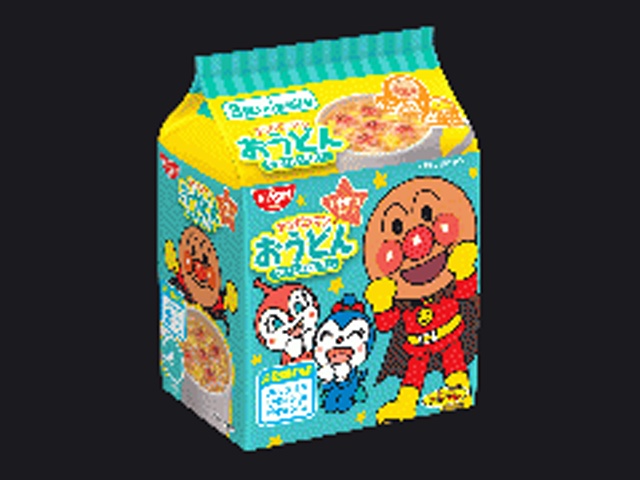 Nissin Anpanman Udon Easy Dashi 3-pack (Special Order Item) [Purchase Quantity: 18]