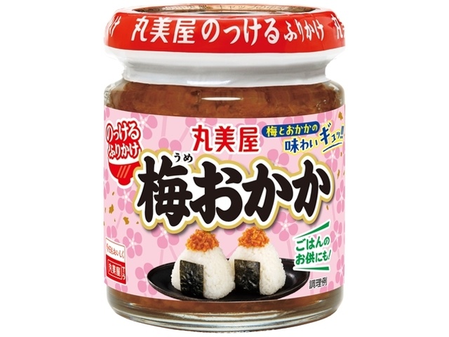 Marumiya Nokkeru Furikake Plum and Bonito Flakes, 90g (Bottle) [Special Order Item] [Purchase Quantity: 36]