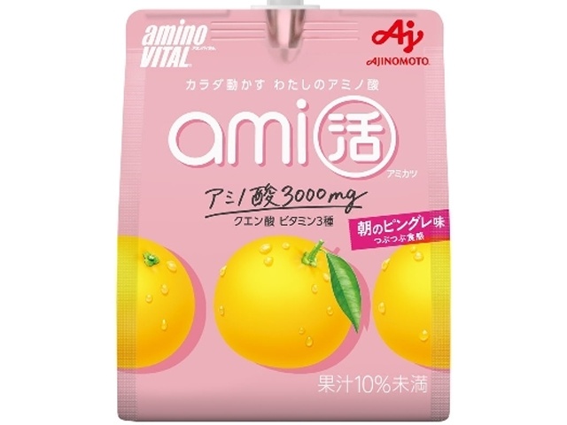 Ajinomoto Amino Vital Ami Asa no Pink Grey Flavor (Special Order Item) [Purchase Quantity: 24]