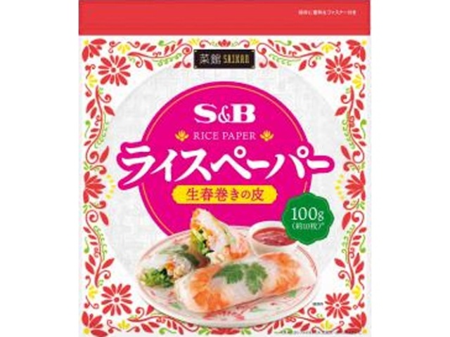 S&B Saikan Rice Paper 100g (Pack of 10)