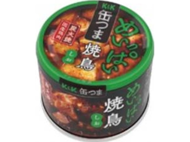 K&K Canned Tsumame Ippai Yakitori Charcoal Grilled Salt 135g (Special Order Item) [Purchase Quantity: 48]