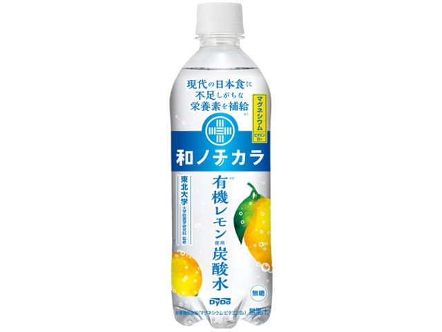 Dydo Wano Chikara Organic Lemon Carbonated Water P500 [This Month's Special Drinking Water] Special Order Item [Purchase Quantity: 24]