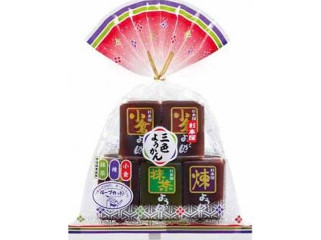 Sugimotoya Three-Color Yokan (8 pieces) - Special Order Item [Purchase 12 pieces]