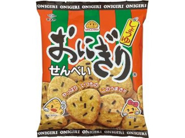 Masuya Onigiri Senbei (Rice Crackers), 96g (Special Order Item) [Purchase Quantity: 12]