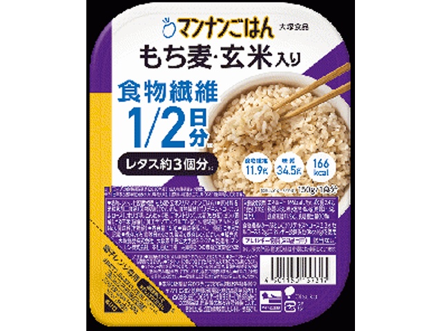 Otsuka Mannan Rice with Mochi Barley and Brown Rice, 150g (Special Order Item) [Purchase Quantity: 24]