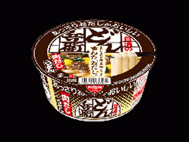Nissin Donbei Niku Dashi Udo (Udon with Meat and Dashi) - Light and Delicious Dashi (Special Order Item) - 12 Count