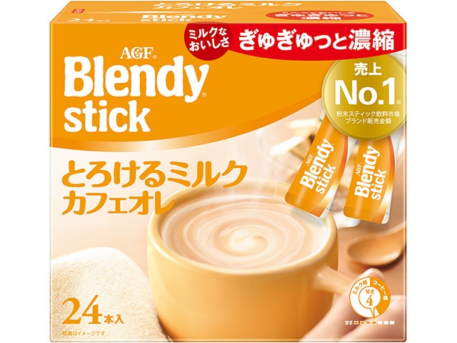 Blendy Sticks Melty Milk, 24 sticks [This month's special offer: Favorite beverage] Special order item [Purchase 6]