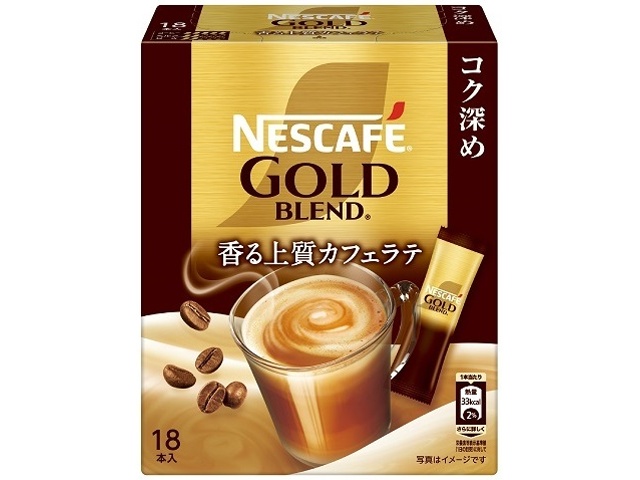 Nescafｨｦ Gold Rich Premium Caffe Latte 18p (Special Order Item) [Purchase 12]