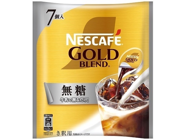 Nescafｨｦ Gold Unsweetened Portion (7 pieces) [Purchase 12 pieces]