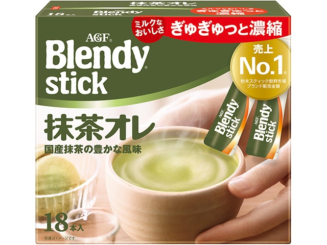 Blendy Stick Matcha Au Lait 18 sticks [This month's special offer: beverage]  [Purchase 3]